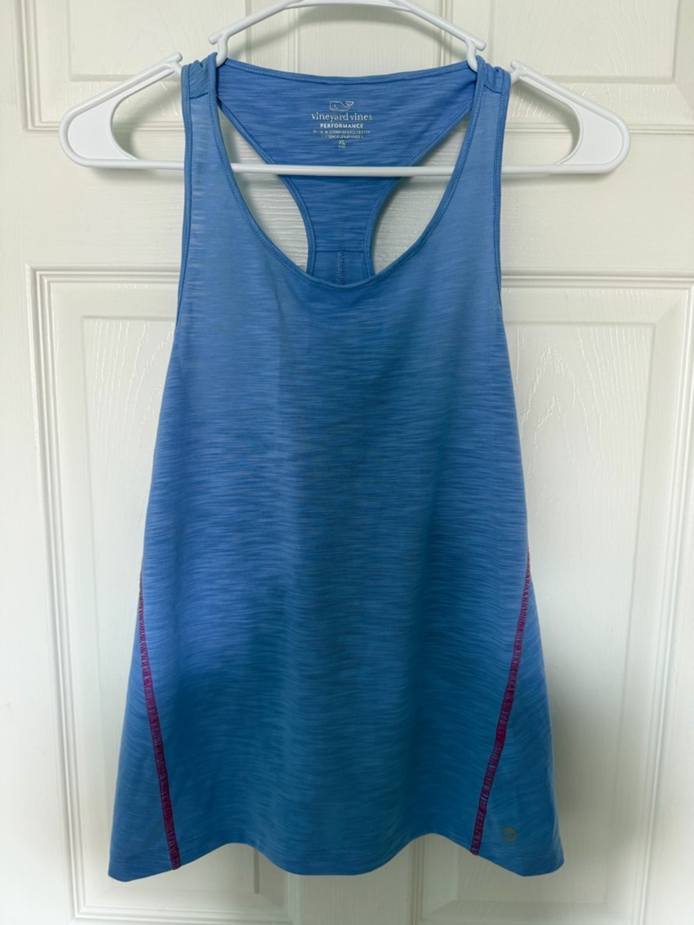 Vineyard Vines Blue Performance Racerback Tank Girls XL